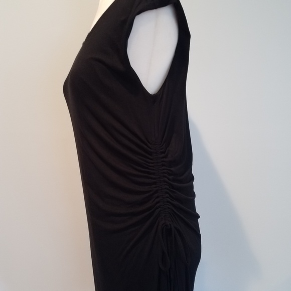 LOFT Outlet Black Sleeveless Dress Sz Large Petite - Picture 3 of 8